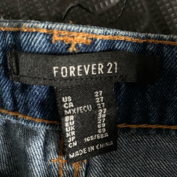 forever 21 short denim shorts size 27 - Picture 3 of 3